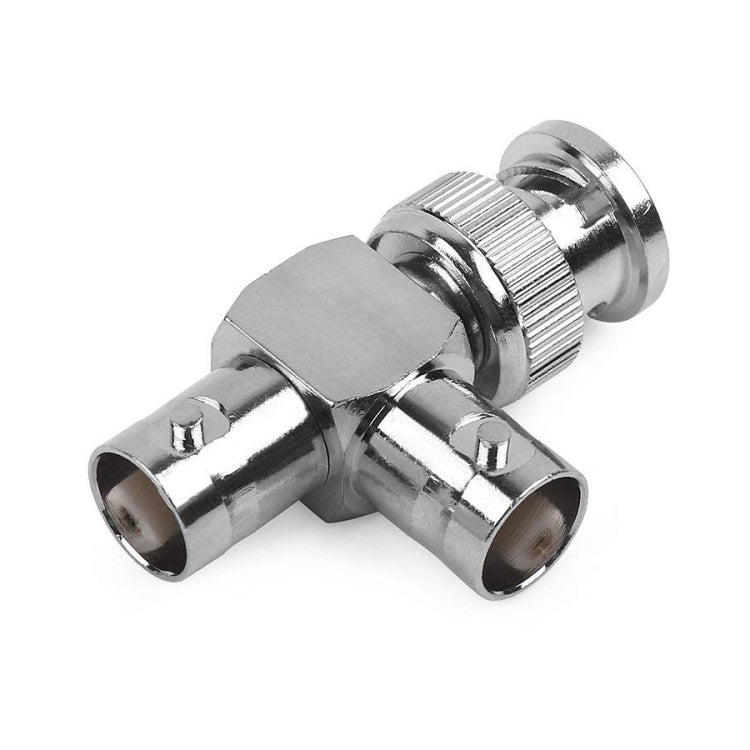 BNC Male + 2 x BNC Female Connector Coaxial Adapter, Coaxial Adapte BNC Male + 2 x BNC Female Connector Coaxial Adapter, Coaxial Adapte